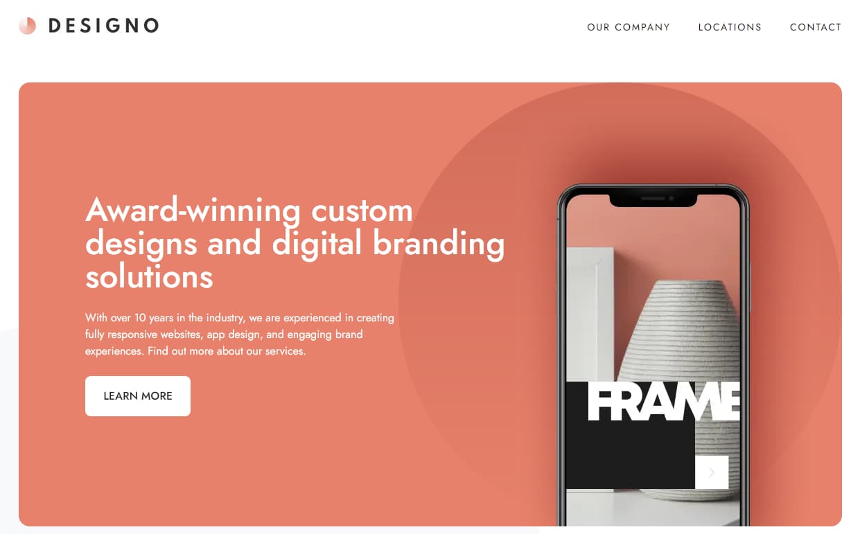 Designo Multi-Page Website