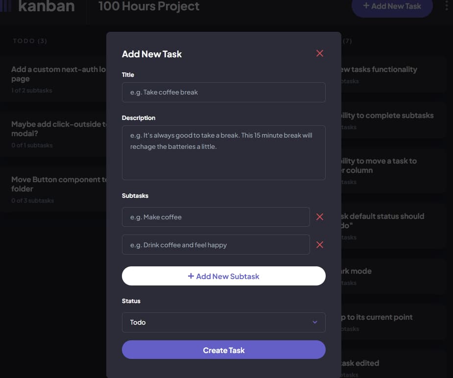 Kanban Task Manager